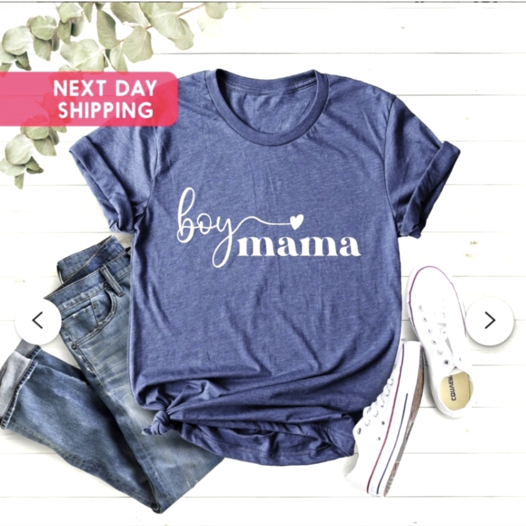 Nwot Boy Mama Tee